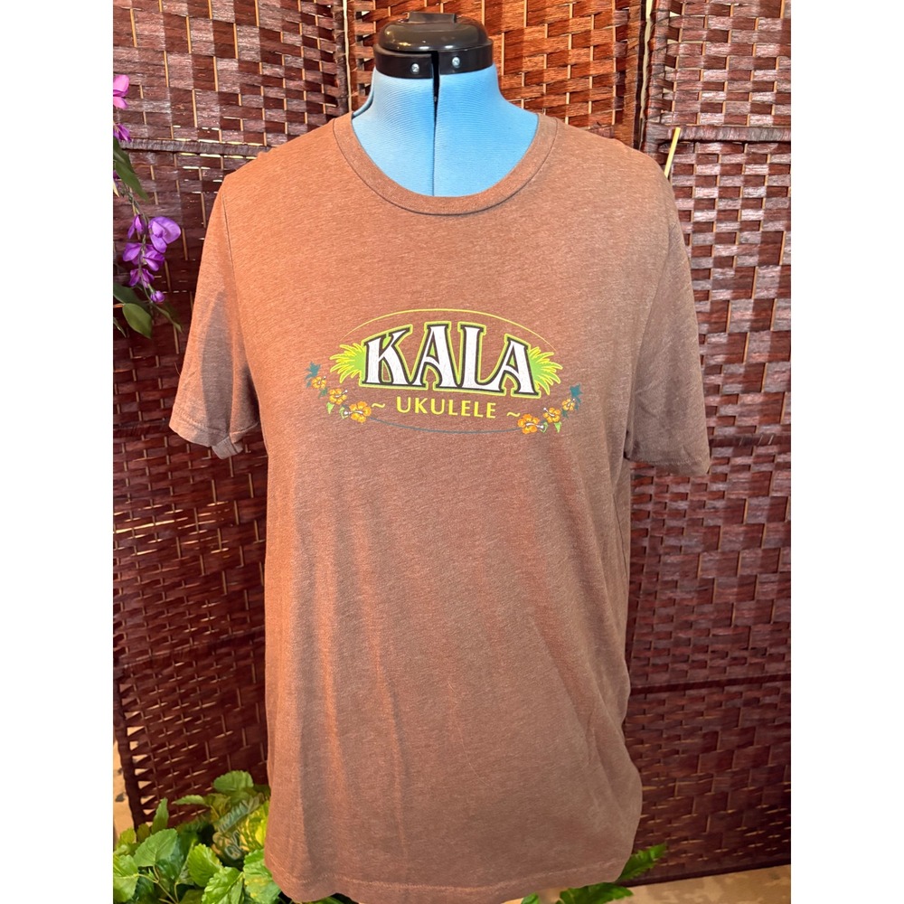 Kala Ukulele Graphic T-Shirt Mens XL Brown Heather Short Sleeve Bella Canvas